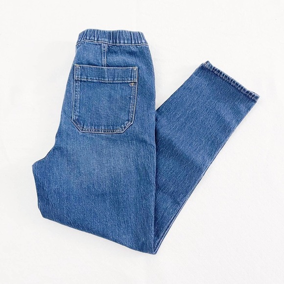 Madewell Stretch Waist Slip On Denim Jeans Med Wash SZ27 NC357 - Picture 8 of 8